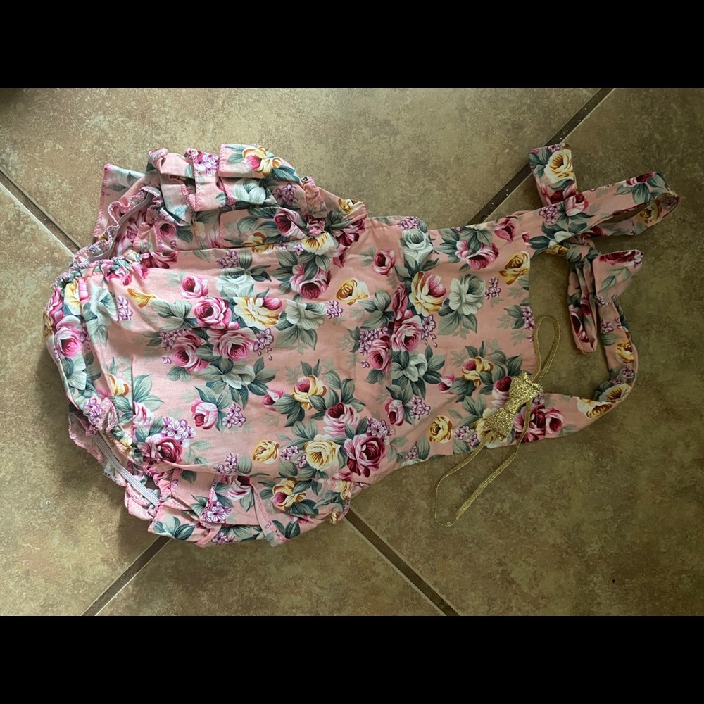 Boutique Baby Outfit Pink 3-6 mo